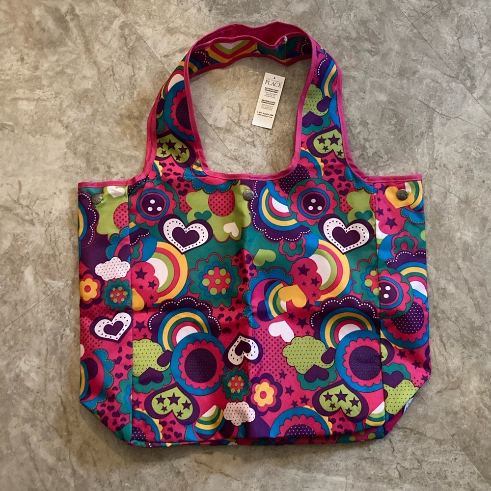 Children’s Place Colorful Patterned Tote Bag